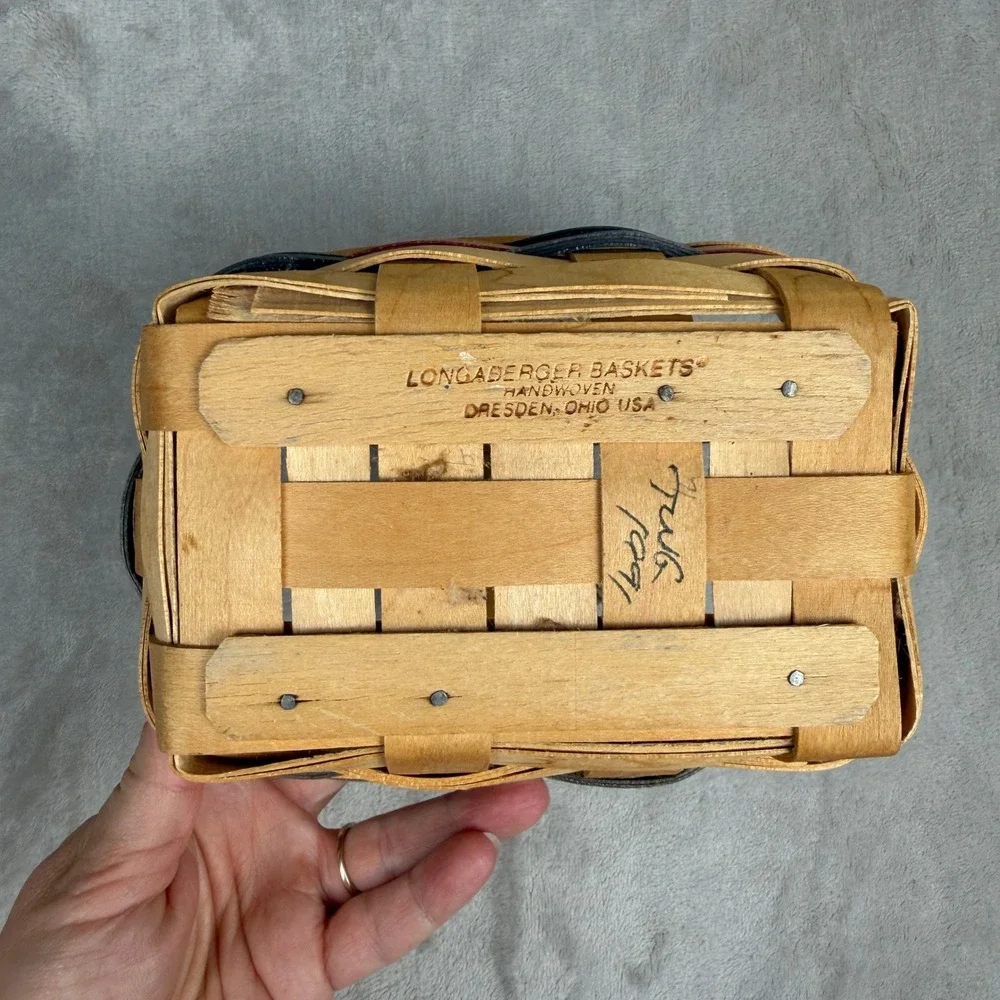 Longaberger handcrafted woven